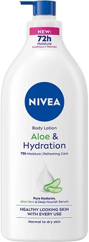 Nivea tělové mléko 625ml s pumpičkou Aloe Vera - Kosmetika Pro ženy Péče o tělo Tělová mléka, krémy